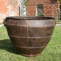 Iron Indian Planter From Rajasthan - 19thC