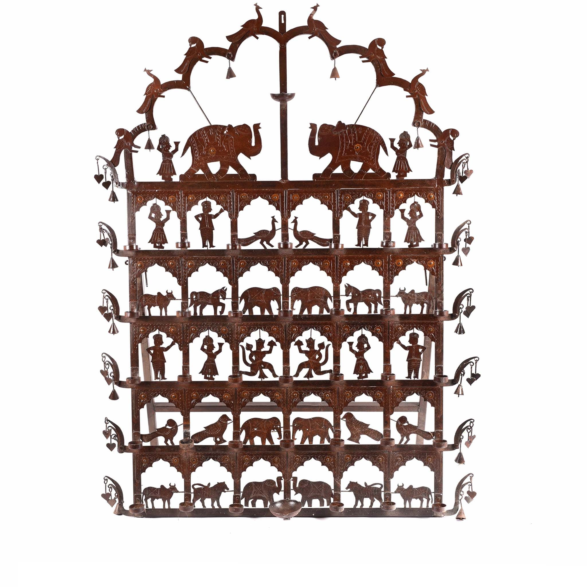 Iron Oil Diwali Lamp - 19thC Iron Oil Diwali Lamp - 19thC