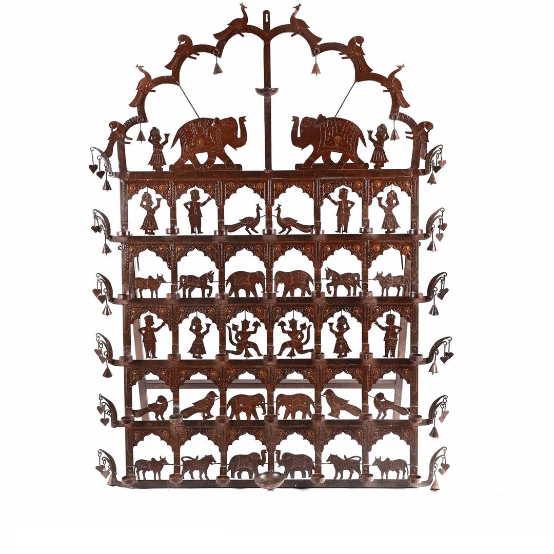 Indian Tribal "Toran" Diwali Lamp | Indigo Antiques