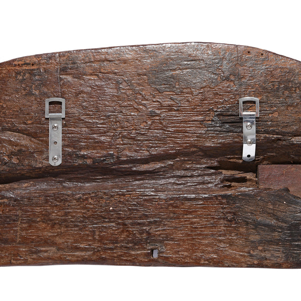 Carved Teak Lintel Panel From Gujarat - 18thC