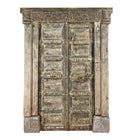 Painted Indian Door From Gujarat - 19thC