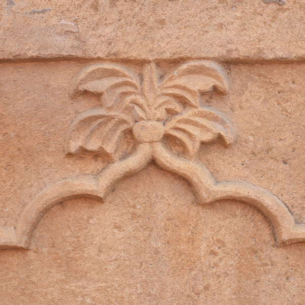 Carved Indian Stone Jharoka Panel From Jaisalmer - 19thC