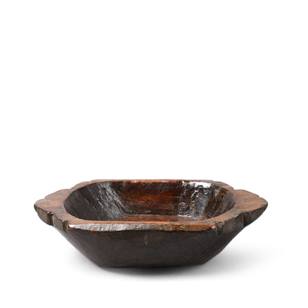 Carved Indian Parath Bowl From Kerala - 19thC