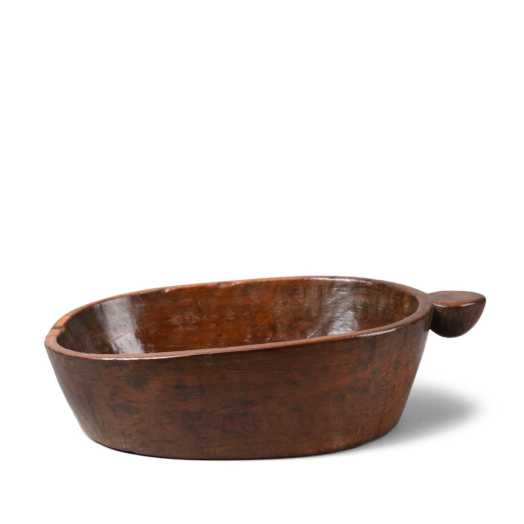 Carved Indian Parath Bowl From Kerala - 19thC | Indigo Antiques