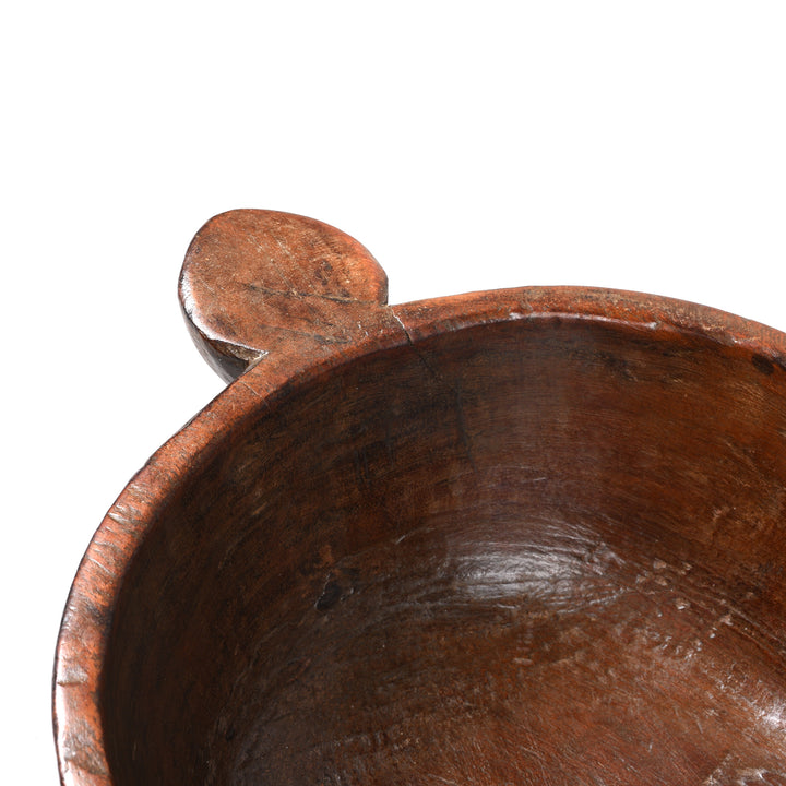 Detail From Carved Indian Parath Bowl From Kerala - 19thC | Indigo Antiques