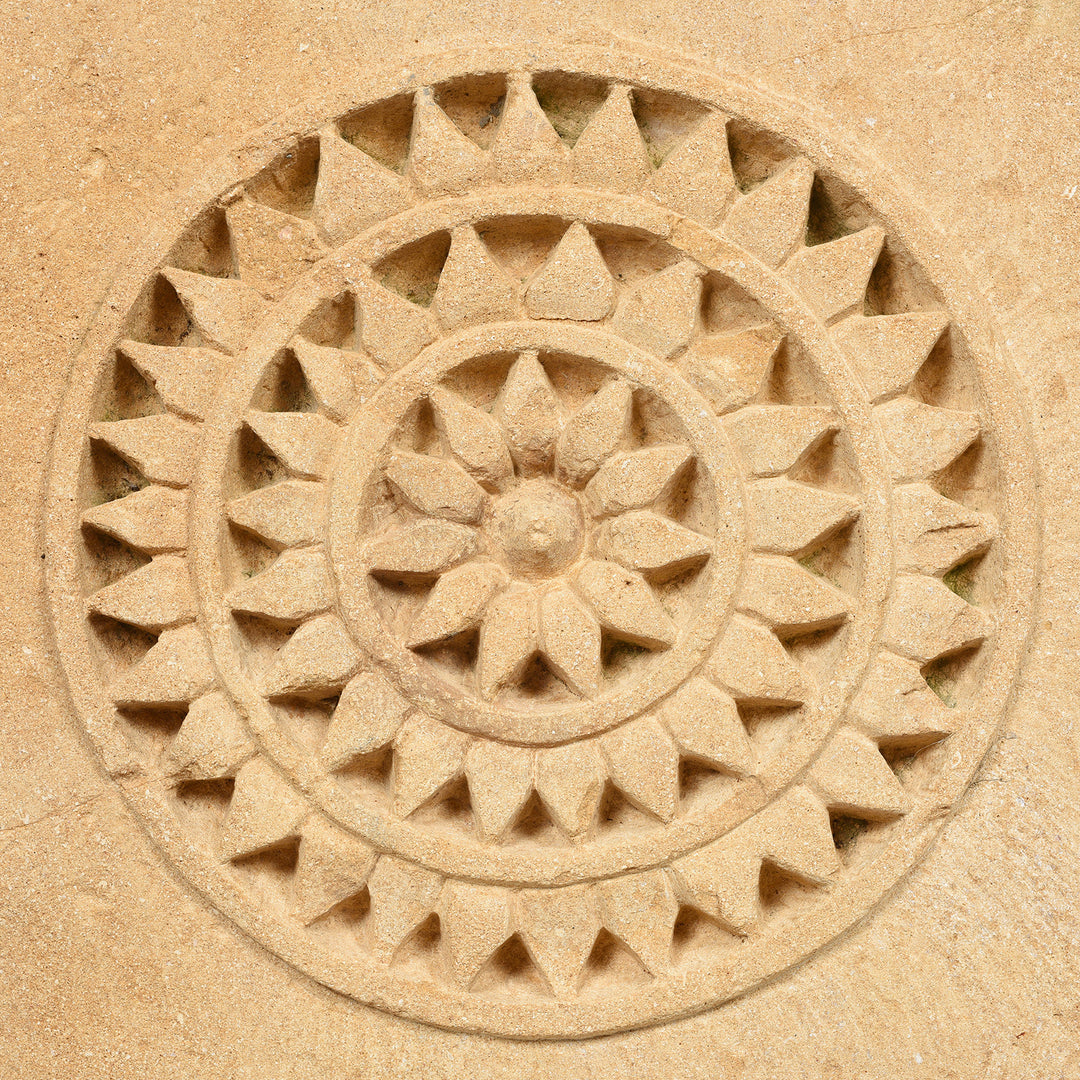 Detail From Carved Mughal Style Stone Panel From Jaisalmer - 19thC | Indigo Antiques