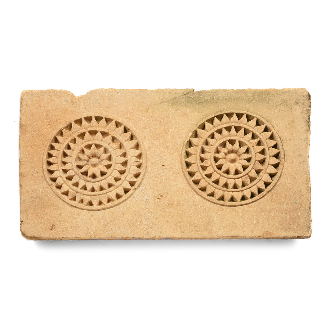 Carved Mughal Style Stone Panel From Jaisalmer - 19thC | Indigo Antiques