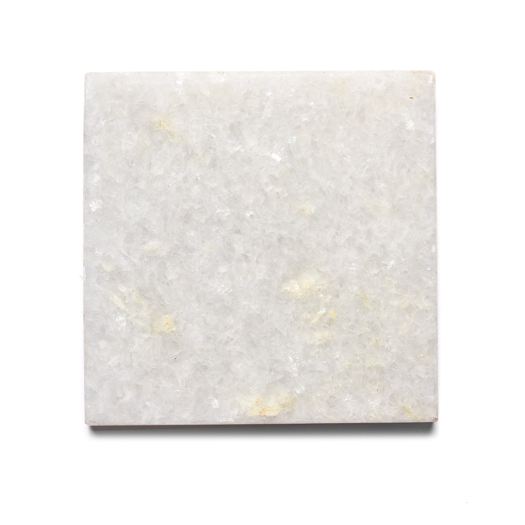 Set Of 4 Polished Marble Coasters - From Rajasthan | Indigo Antiques