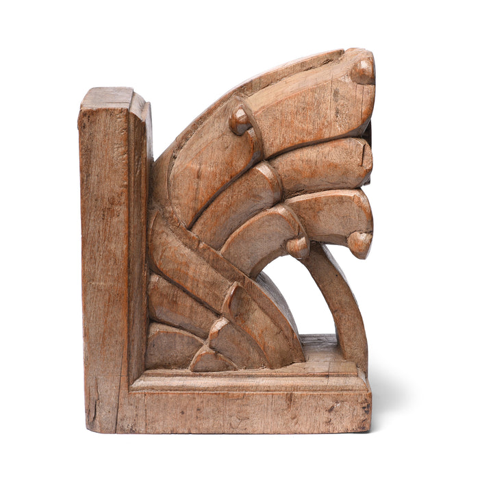 Carved Teak Corbel From Maharashtra - 19thC | Indigo Antiques