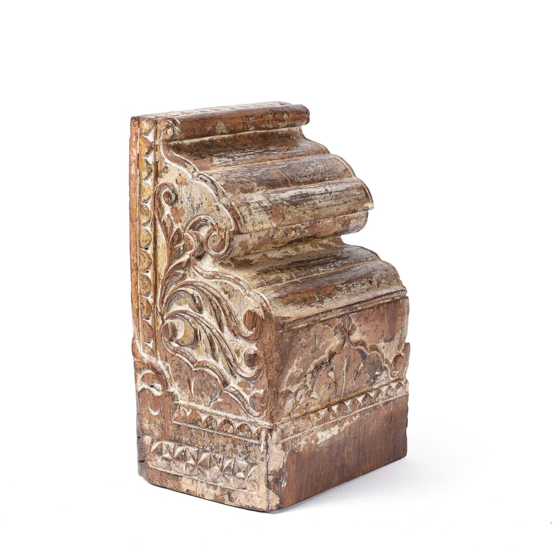 Carved Teak Corbel From Maharashtra - 19thC | Indigo Antiques