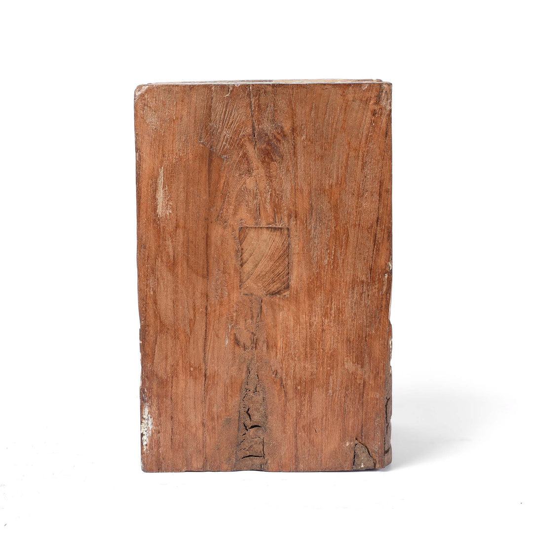 Reverse Of Carved Teak Corbel From Maharashtra - 19thC | Indigo Antiques
