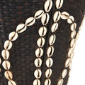 Cowrie Decorated Tribal Basket From Nagaland - Ca 1930