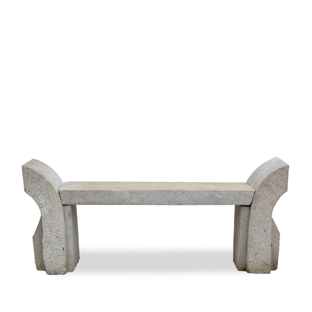 Old Granite Bench From South India - Ca 1920 | Indigo Antiques