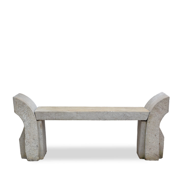 Old Granite Bench From South India - Ca 1920 | Indigo Antiques