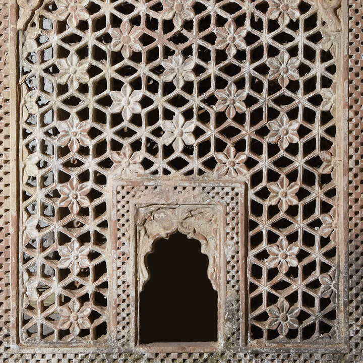 Detail From Carved Stone Panel From Rajasthan - 19thC | Indigo Antiques