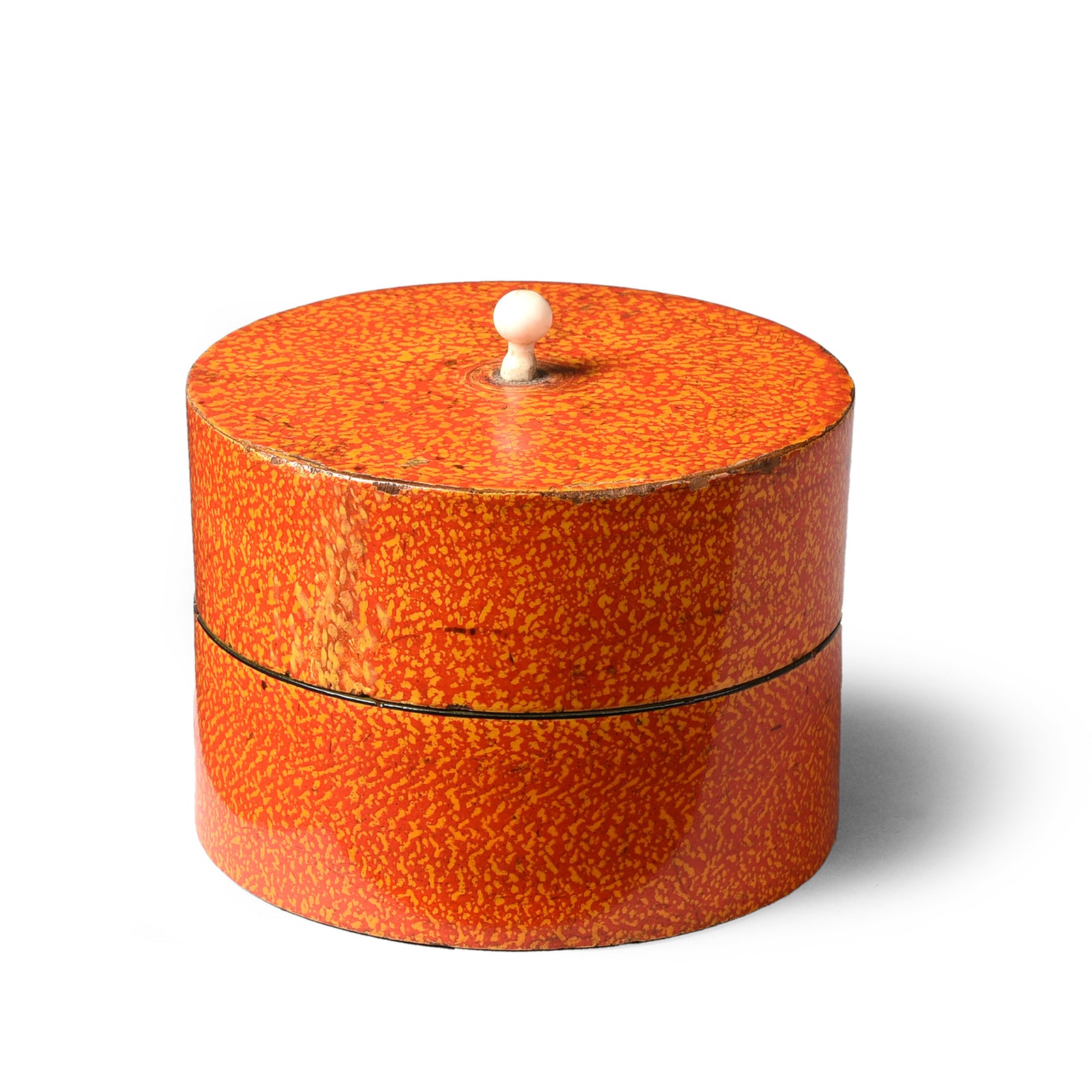 Lacquer Pot From Rajasthan - 19th Century