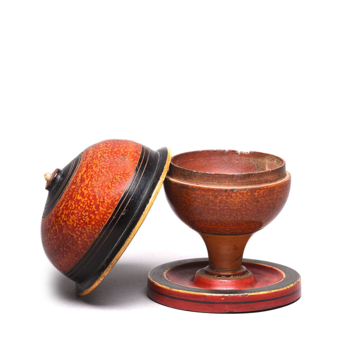 Lacquer Pot From Rajasthan - 19thC | Indigo Antiques