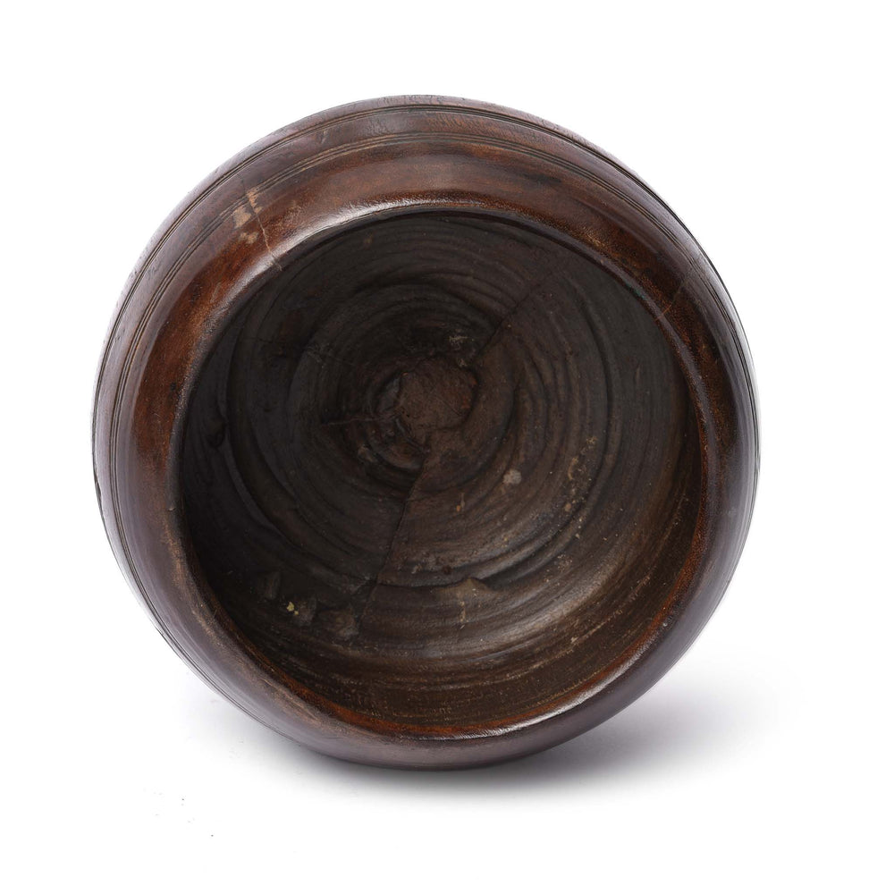 Interior Of Old Jackfruit Rice Measure From Kerala - Ca 1920's | Indigo Antiques