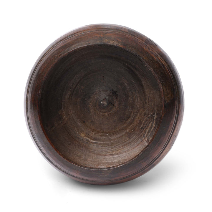 Interior Of Old Jackfruit Rice Measure From Kerala - Ca 1920's | Indigo Antiques