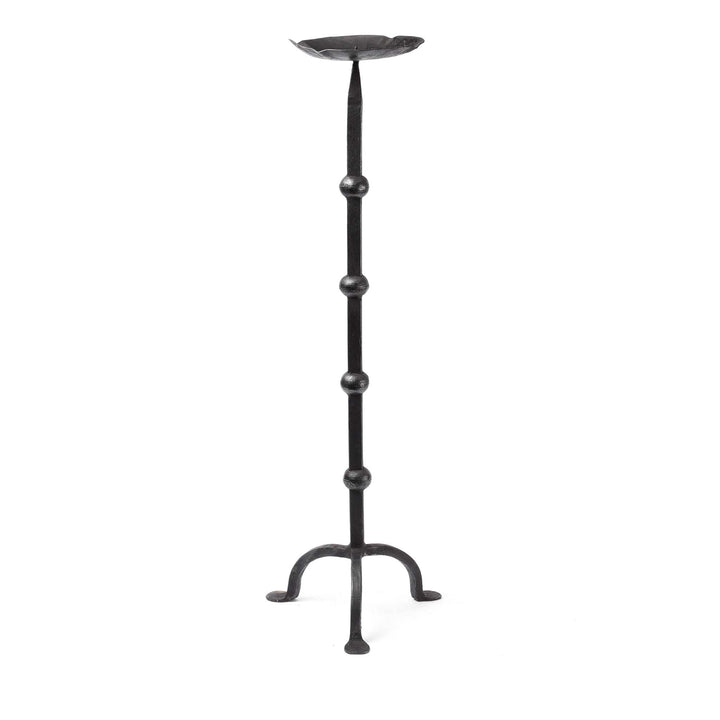 Wrought Iron Candlestick From Rajasthan | Indigo Antiques