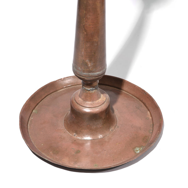 Brass Candlestick From Rajasthan - Ca 1920