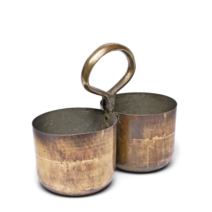 Vintage Brass Tiffin Carrier  - Early 20thC | Indigo Antiques
