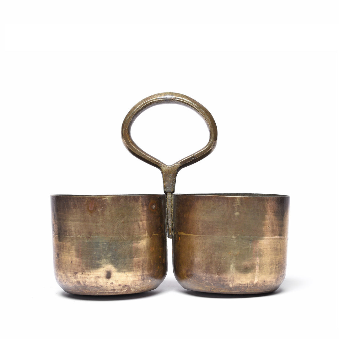 Vintage Brass Tiffin Carrier  - Early 20thC | Indigo Antiques