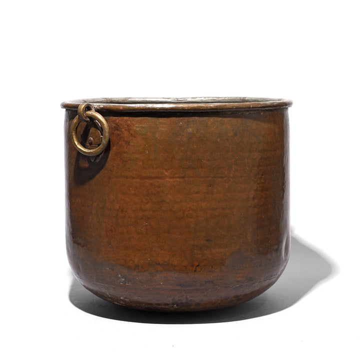 Old Copper Kundi Planter From India - 19thC | Indigo Antiques