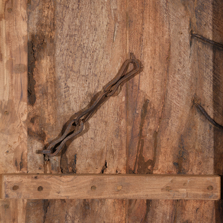 Reverse Detail Frpm Carved Teak Door - 19thC | Indigo Antiques