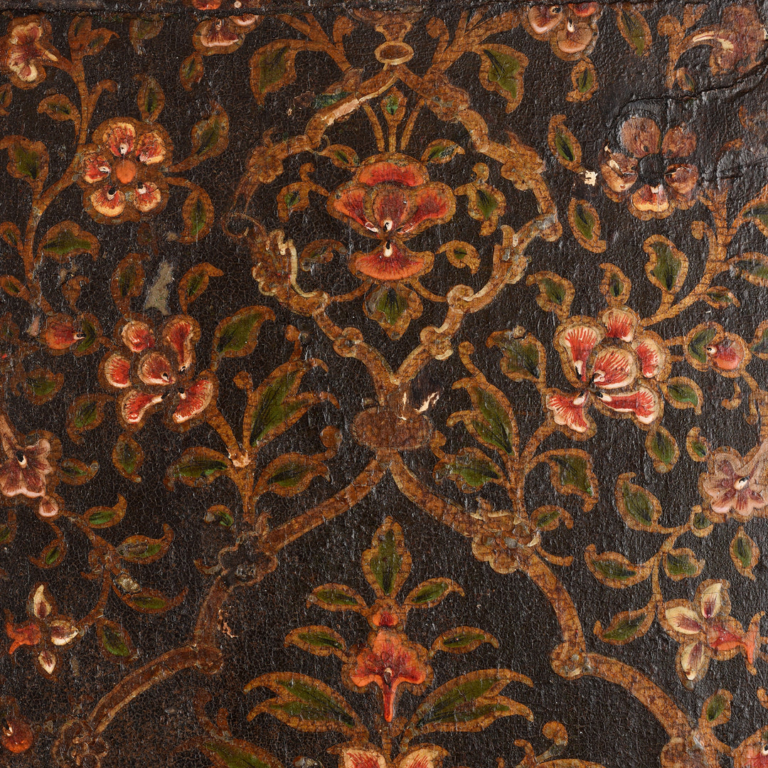 Paintwork Detail From Antique Painted Bikaner Shrine Shutters - 18thC | Indigo Antiques