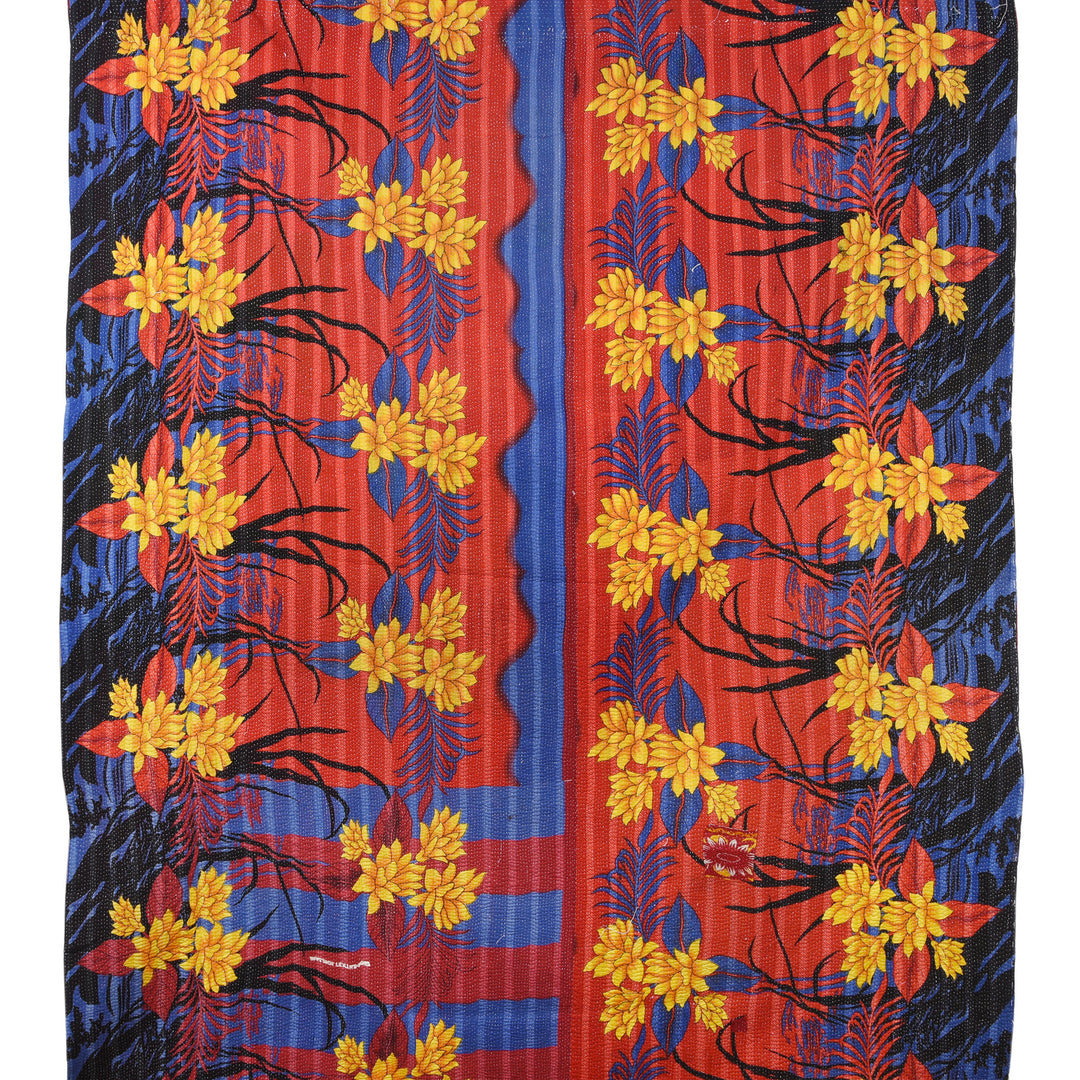 Side 2 Of Vintage Bengali Kantha Throw | Indigo Antiques