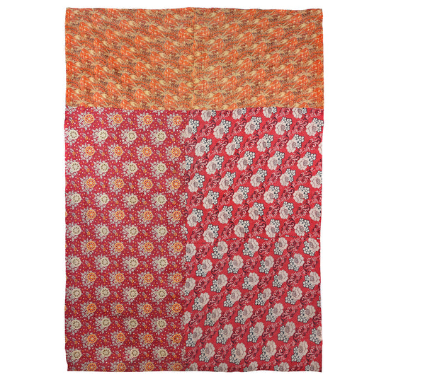 Vintage Bengali Kantha Throw - King Size
