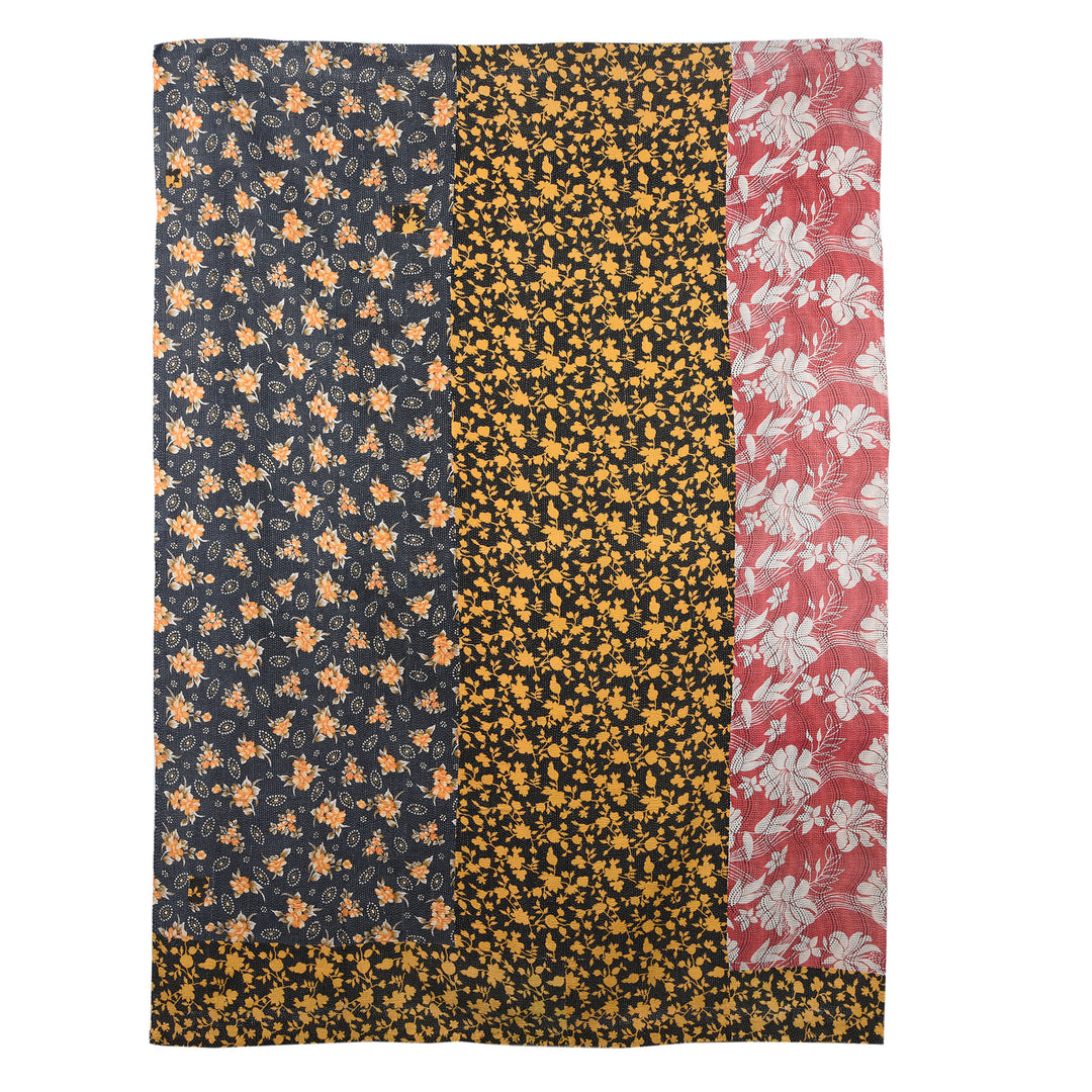 Vintage Bengali Kantha Throw | Indigo Antiques