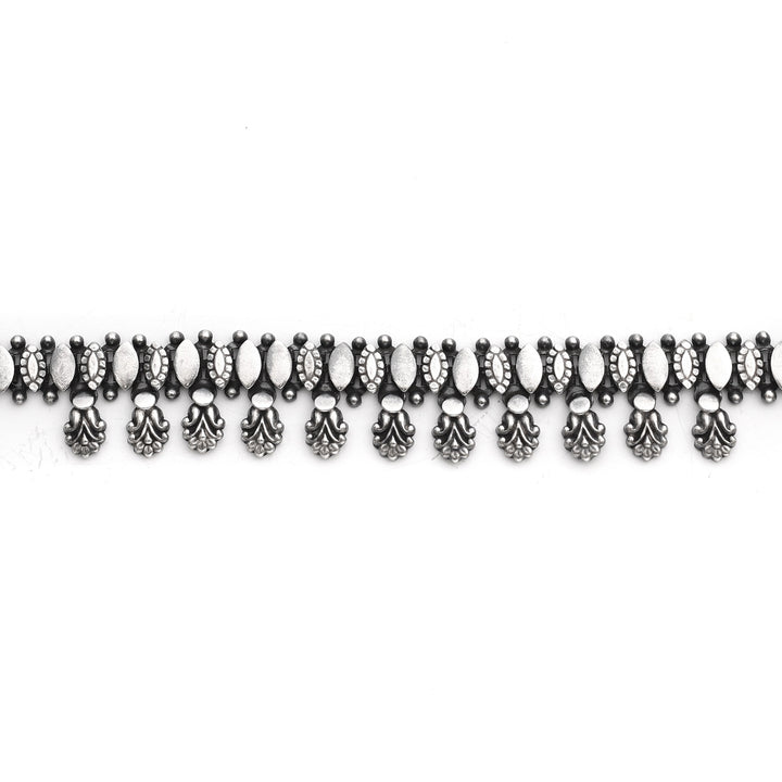 Silver Indian Tribal Boteh Necklace | Indigo Antiques