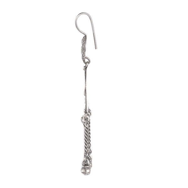 Silver Tribal Earrings