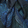 Swirl Design Jacquard Merino Wool Shawl