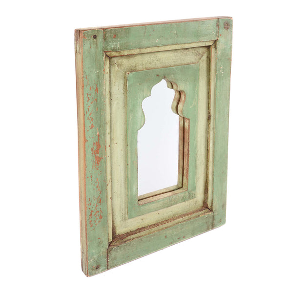 Mihrab Mirror Frame Made From An Old Teak Panel