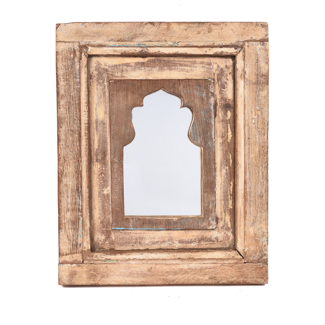 Mihrab Mirror Frame Made From Old Teak - 19thC | Indigo Antiques