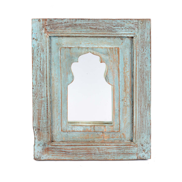  Mihrab Mirror Frame Made From Old Teak | Indigo Antiques