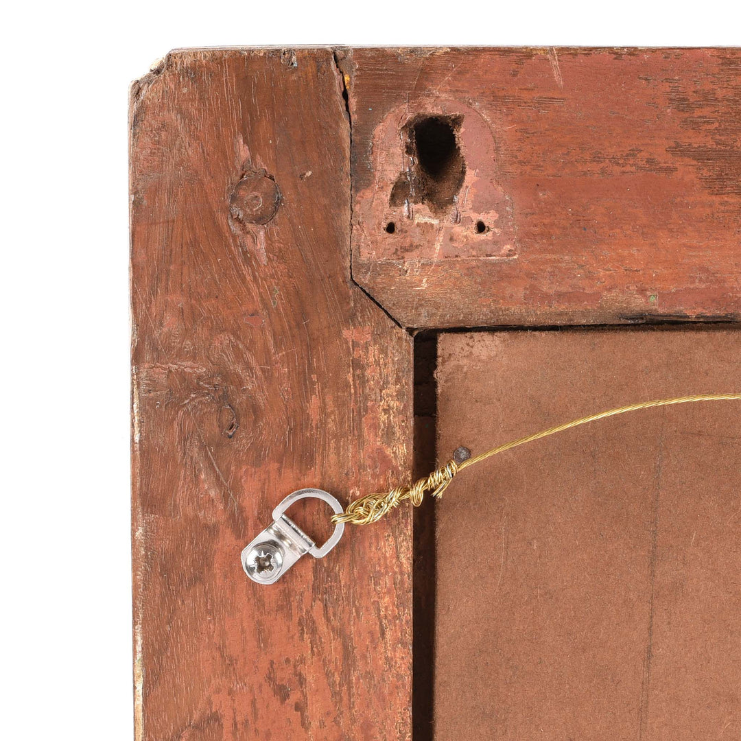 Hanger From  Mihrab Mirror Frame Made From An Old Teak Panel | Indigo Antiques