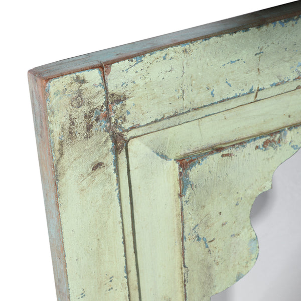 Green Mihrab Mirror Frames Made From Old Teak