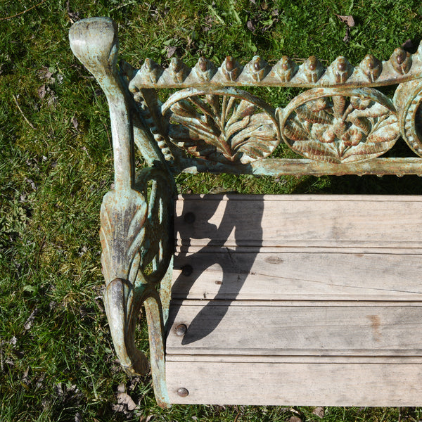 Reproduction Cast Iron Dog Bench