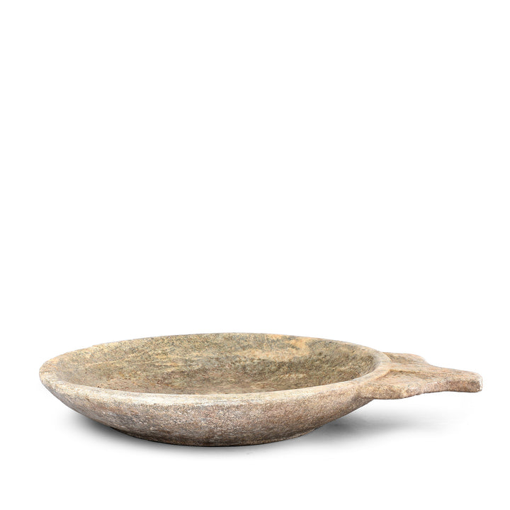 Indian Carved Stone Parath Bowl - 19thC | Indigo Antiques