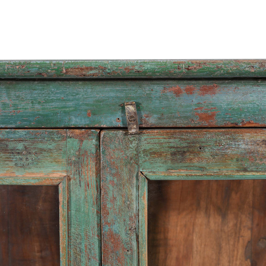 Lock From Vintage Painted Display Cabinet - Early 20thC | Indigo Antiques