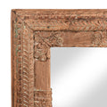 Mirror Made From An Old Indian Window - 19thC (82 x 96cm)