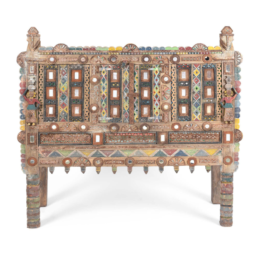 Indian "Damchiya" Dowry Chest From Kutch - Ca 1920 | Indigo Antiques