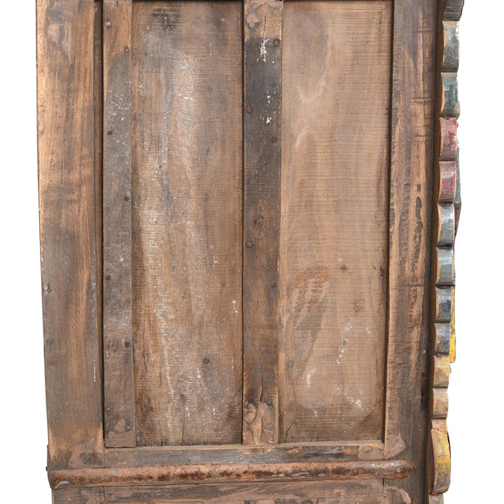 Side View Of Indian "Damchiya" Dowry Chest From Kutch - Ca 1920 | Indigo Antiques