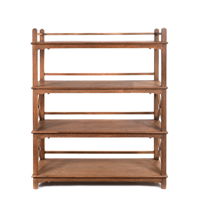 Vintage Indian Teak Shelf - Ca 1930 | Indigo Antiques
