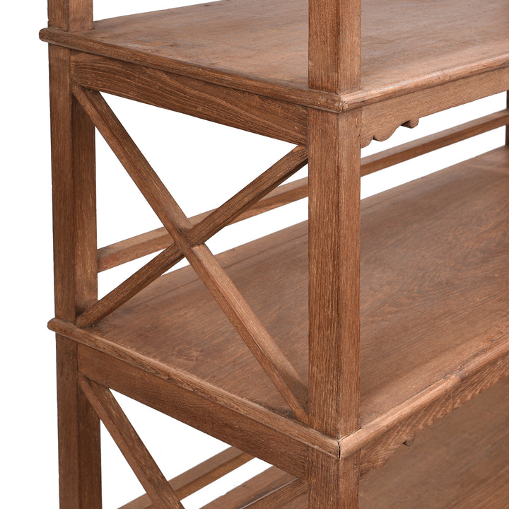 Vintage Indian Teak Shelf - Ca 1930 | Indigo Antiques