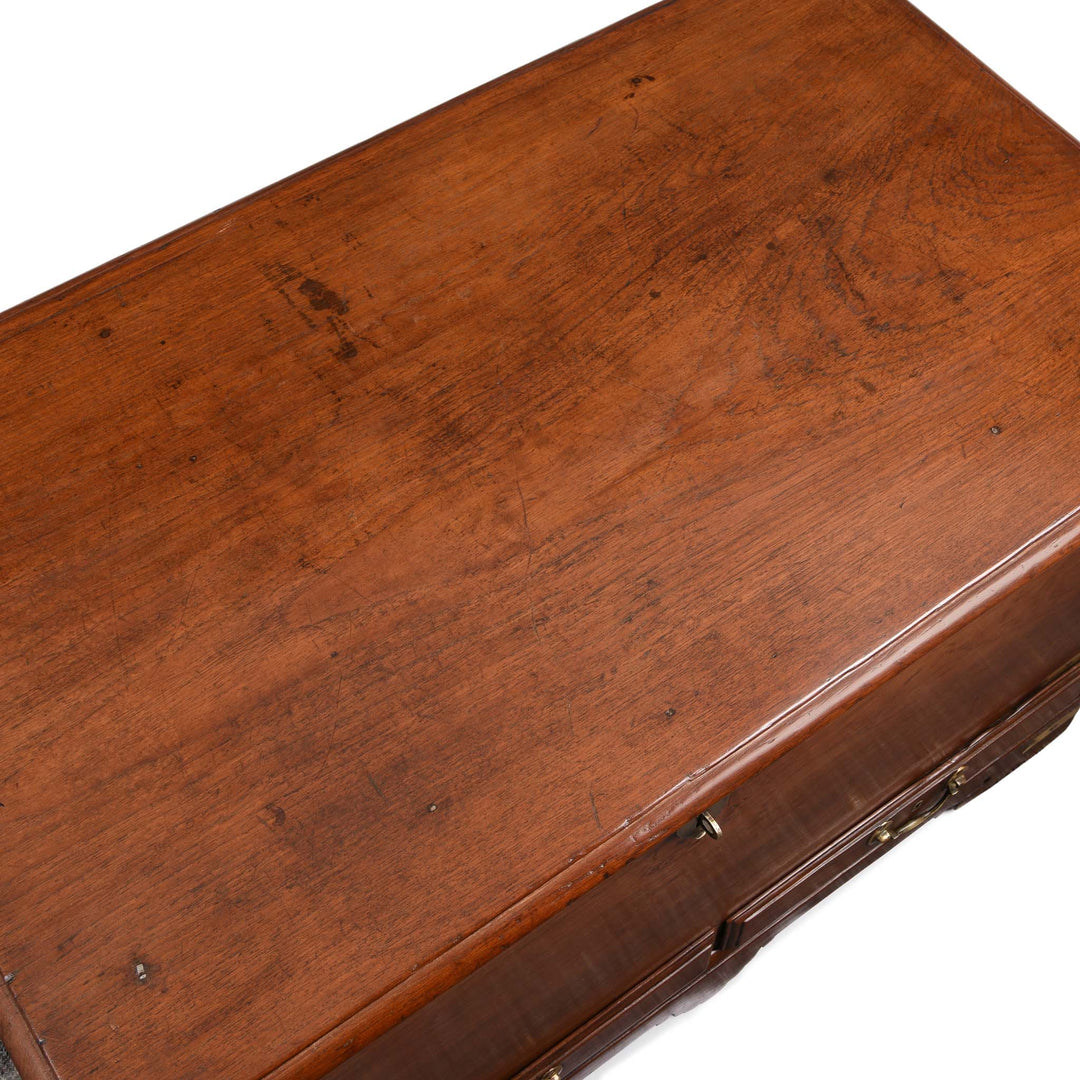 Surface Detail From Brass Bound Teak Chest From India - 19thC | Indigo Antiques
